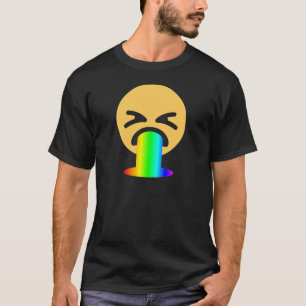 Regenbogen-Kotz-Emoji T-Shirt