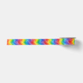 Regenbogen-Kräuselungen Satinband (Vorderseite)