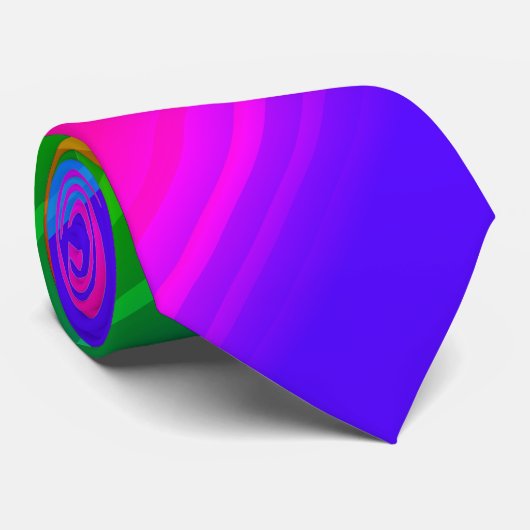 Regenbogen Krawatte (Gerollt)