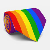 REGENBOGEN KRAWATTE (Gerollt)
