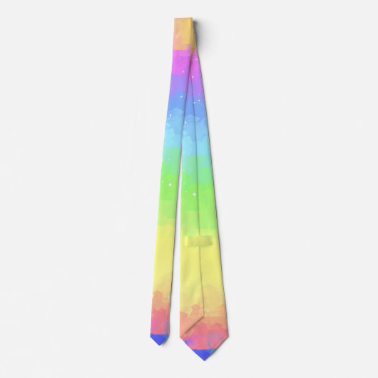 Regenbogen Krawatte (Rückseite)