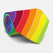 Regenbogen Krawatte (Gerollt)