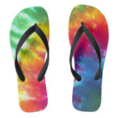 Regenbogen-Krawatte Badesandalen (Fußbett)