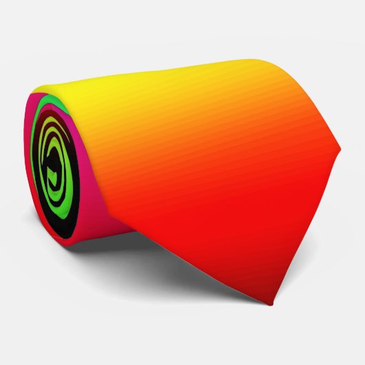 Regenbogen-Krawatte Krawatte (Gerollt)