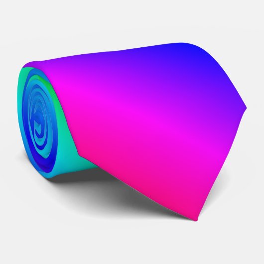 Regenbogen-Krawatte Krawatte (Gerollt)