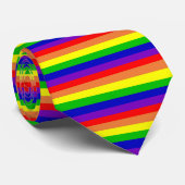 Regenbogen-Krawatte Krawatte (Gerollt)