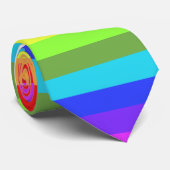 Regenbogen-Krawatte Krawatte (Gerollt)