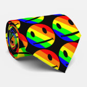 Regenbogen-Krawatte Krawatte (Gerollt)