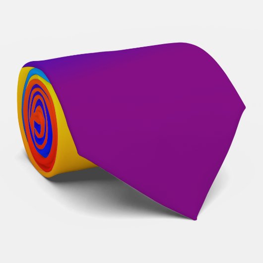 Regenbogen-Krawatte Krawatte (Gerollt)