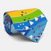 Regenbogen-Krawatte Krawatte (Gerollt)