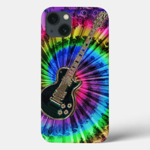 Regenbogen-Krawatten-elektrische Gitarre für iPad Case-Mate iPhone Hülle