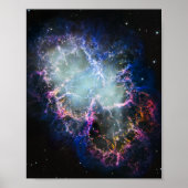 Regenbogen-Krebsnebel 8x10 Poster (Vorne)