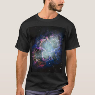 Regenbogen-Krebsnebel-Foto vollständig T-Shirt