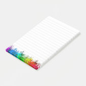 Regenbogen-Kreide-Staub 3M Post-it® Notizen (angewinkelt)