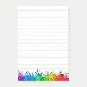 Regenbogen-Kreide-Staub 3M Post-it® Notizen (Vorderseite)