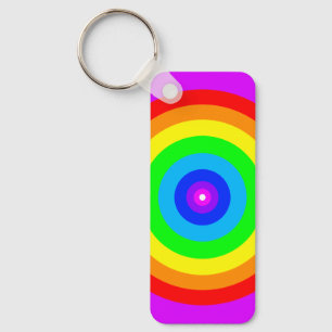 Regenbogen-Kreis-Design-40686 Schlüsselanhänger