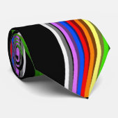 REGENBOGEN-KURVE KRAWATTE (Gerollt)