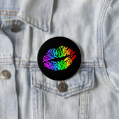 Regenbogen-Kuss-Knopf Button (Beispiel)