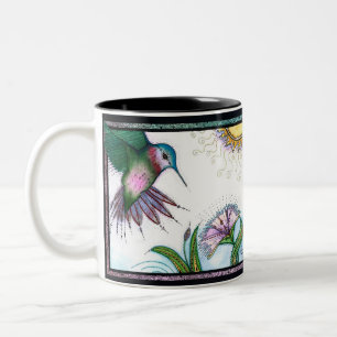 Regenbogen-Kuss Zweifarbige Tasse