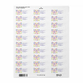 Regenbogen-Labels (Vorne)