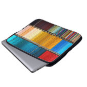 Regenbogen Laptopschutzhülle (Vorne Knopf)