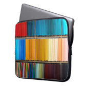 Regenbogen Laptopschutzhülle (Vorderseite Links)