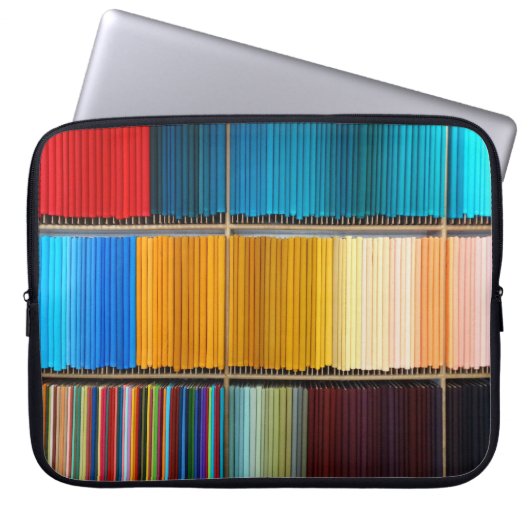 Regenbogen Laptopschutzhülle (Vorderseite)