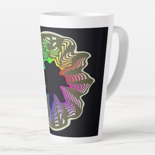 Regenbogen-Latte-Tasse Milchtasse (Rechte Ecke)