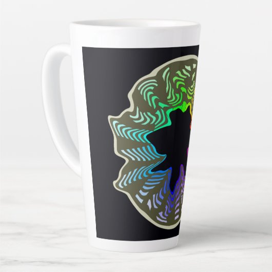 Regenbogen-Latte-Tasse Milchtasse (Linke Ecke)