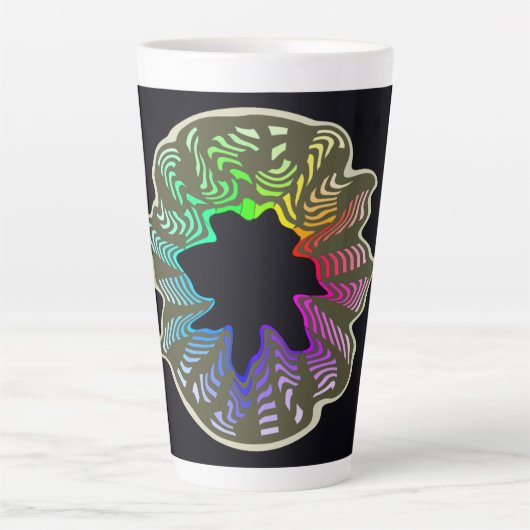 Regenbogen-Latte-Tasse Milchtasse (Vorderseite)