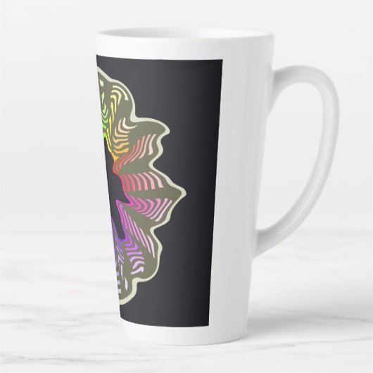 Regenbogen-Latte-Tasse Milchtasse (Rechts)