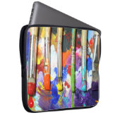Regenbogen-laufende Pinsel-Fotografie Laptopschutzhülle (Vorne Rechts)