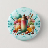 Regenbogen-Leckerei Button (Vorderseite)