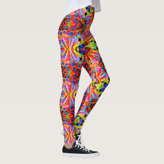 Regenbogen Leggings (Rechts)