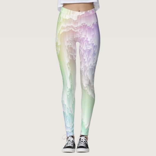 Regenbogen Leggings (Vorderseite)