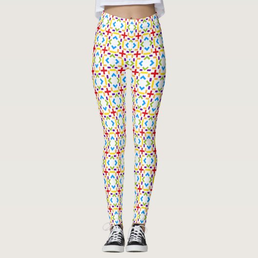 Regenbogen Leggings (Vorderseite)