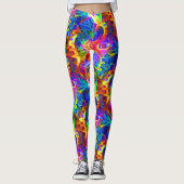 Regenbogen Leggings (Vorderseite)