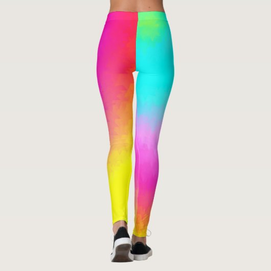 Regenbogen Leggings (Rückseite)