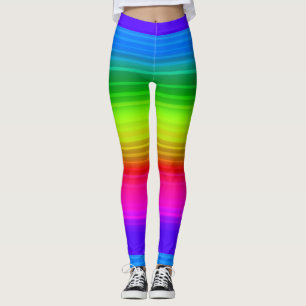 Regenbogen Leggings