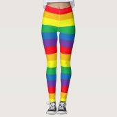 Regenbogen-Leggings Leggings (Vorderseite)