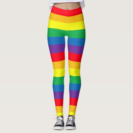 Regenbogen-Leggings Leggings (Vorderseite)