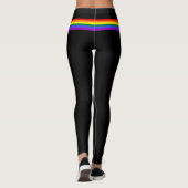 Regenbogen-Leggings mit Stolzflagge Leggings (Rückseite)