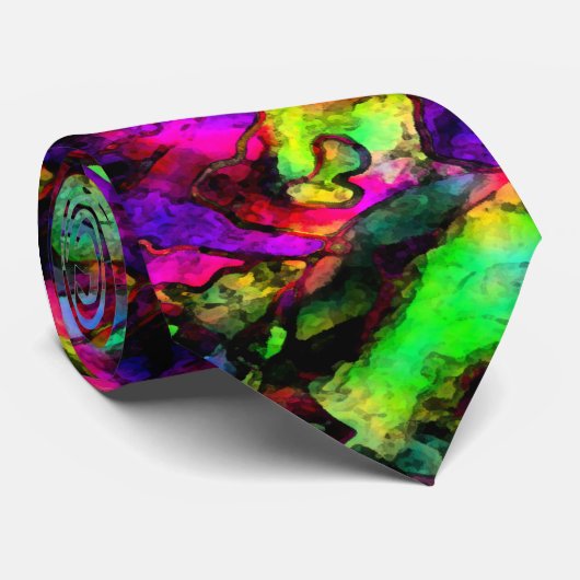 Regenbogen-Leidenschafts-Krawatte Krawatte (Gerollt)