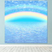 Regenbogen Leinwanddruck (Insitu (Holzboden))