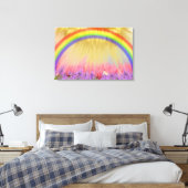 Regenbogen Leinwanddruck (Insitu (Schlafzimmer))