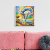 Regenbogen Leinwanddruck (Insitu (Wohnzimmer))