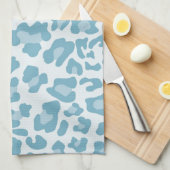 Regenbogen-Leopard-Druck-Sammlung - hellblau Küchentuch (Viertel Falte)
