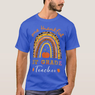Regenbogen Leopard Eins Dankbarer Lehrer der 1. Kl T-Shirt