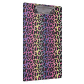 Regenbogen-Leopard Klemmbrett (Rechts)