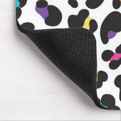 Regenbogen-Leopard-Muster Mousepad (Ecke)